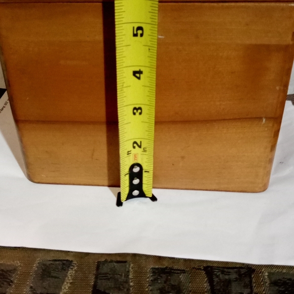 Vintage 4 PC Solid Wooden Canister Set Square,I'd century Modern - Picture 5 of 8